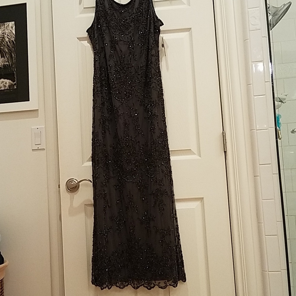 ***SOLD***Pisarro Nights Beaded Gown  NWT